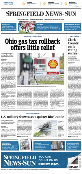 Cover of Springfield News-Sun