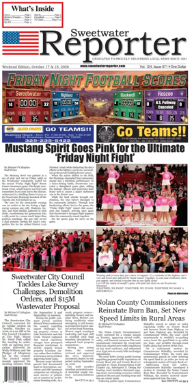 Cover of Sweetwater Reporter