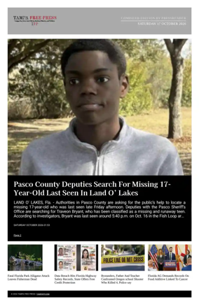 Cover of Tampa Free Press