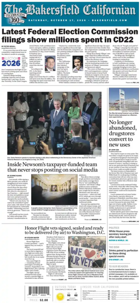 Cover of The Bakersfield Californian