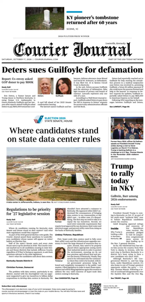 Cover of The Courier-Journal (Louisville)