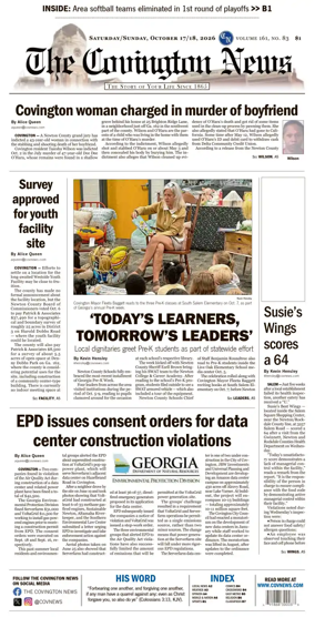 Cover of The Covington News
