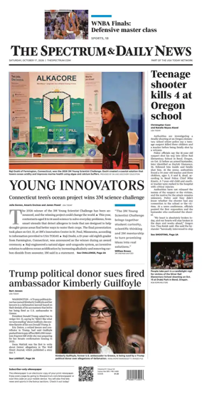 Cover of The Spectrum & Daily News