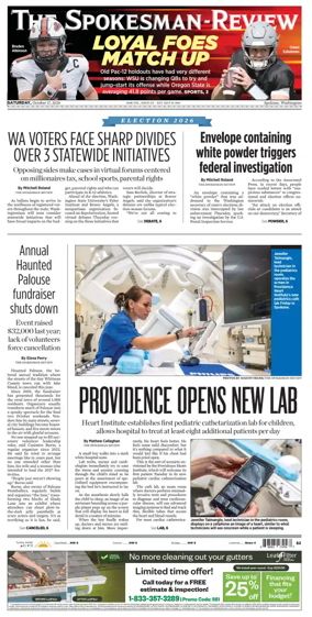 Cover of The Spokesman-Review (Spokane)