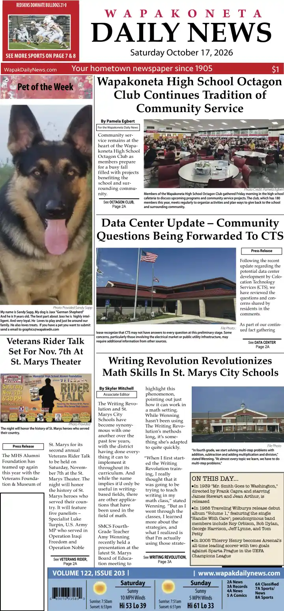 Cover of Wapakoneta Daily News