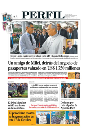 Cover of Perfil (Domingo)