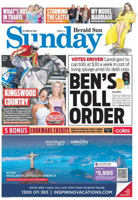 Cover of Herald Sun