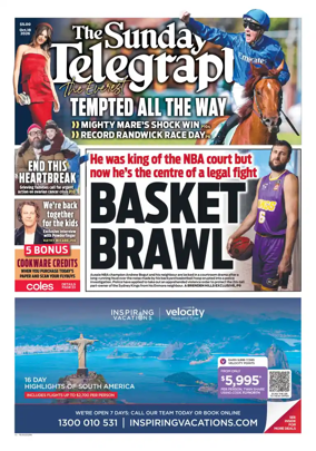 Cover of The Daily Telegraph (Sydney)