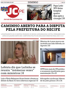 Cover of Jornal do Commercio