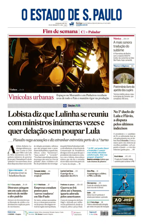 Cover of O Estado de S. Paulo