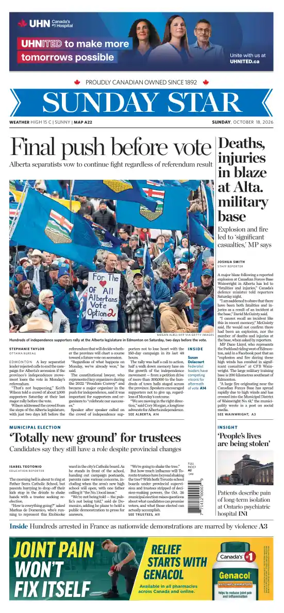 Cover of Toronto Star