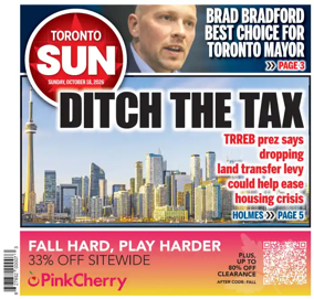 Cover of Toronto Sun