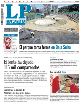 Cover of La Patria (Colombia)