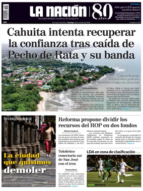 Cover of La Nacion (Costa Rica)