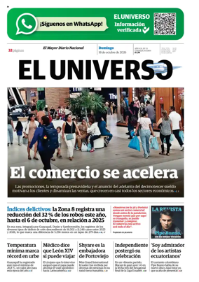 Cover of El Universo