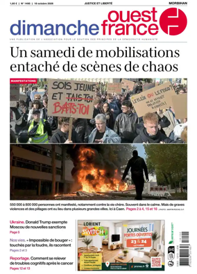 Cover of Dimanche Ouest France (Morbihan)