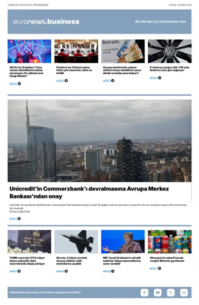 Cover of Euronews Business (Turkish) Compiled Editions