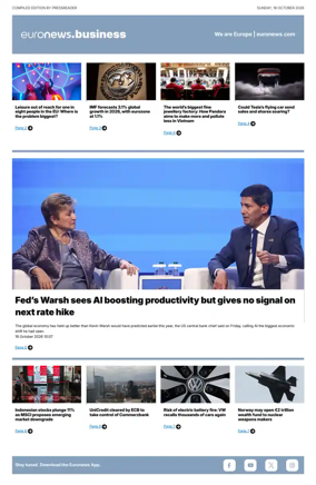 Cover of Euronews Business