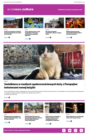 Cover of Euronews Culture and Sport (Polish)
