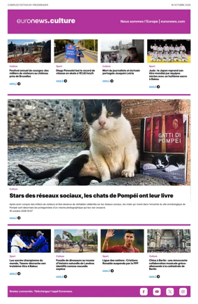 Cover of Euronews Culture (French)