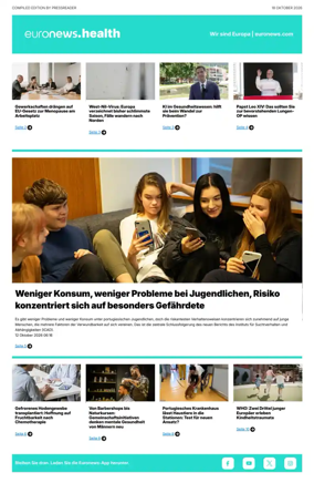 Cover of Euronews Health (German)