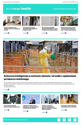 Cover of Euronews Health (Polish)