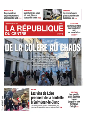 Cover of La Republique du Centre (Orleans - Loiret))