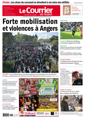 Cover of Le Courrier de l’Ouest (Angers)