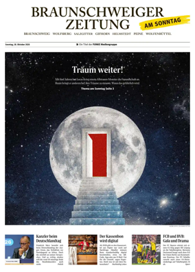 Cover of Braunschweiger Zeitung am Sonntag