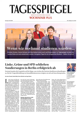 Cover of Der Tagesspiegel