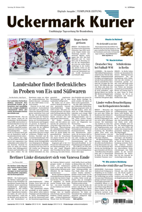 Cover of Templiner Zeitung