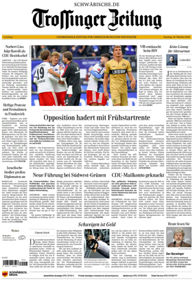 Cover of Trossinger Zeitung