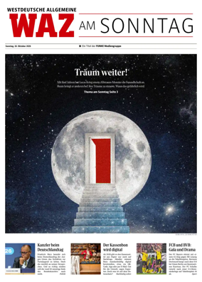 Cover of Westdeutsche Allgemeine Zeitung (WAZ am Sonntag)