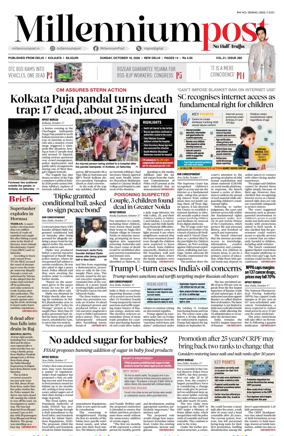 Cover of Millennium Post