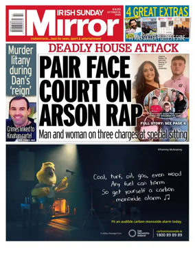 Cover of Irish Sunday Mirror