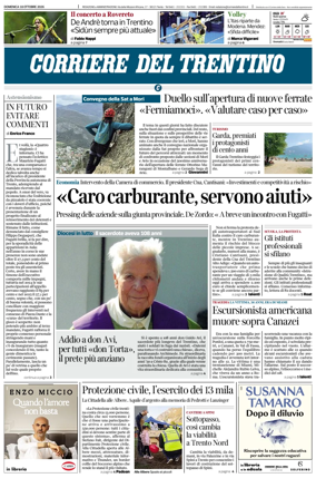 Cover of Corriere del Trentino