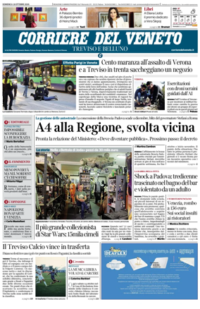 Cover of Corriere del Veneto (Treviso e Belluno)