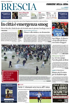 Cover of Corriere della Sera (Brescia)
