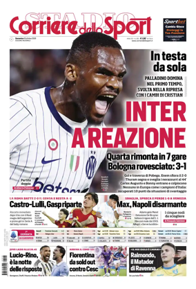 Cover of Corriere dello Sport