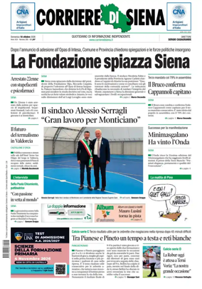 Cover of Corriere di Siena