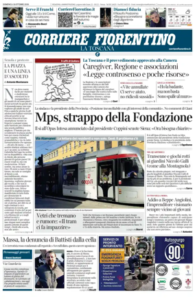 Cover of Corriere Fiorentino