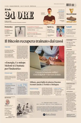 Cover of Il Sole 24 Ore