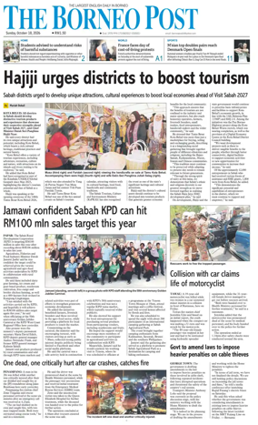 Cover of The Borneo Post (Sabah)