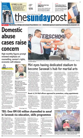 Cover of The Borneo Post (Sarawak)