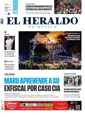 Cover of El Heraldo de Mexico