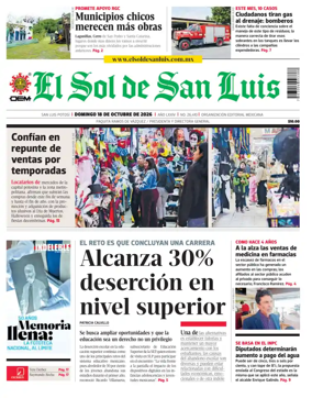 Cover of El Sol de San Luis Potosi
