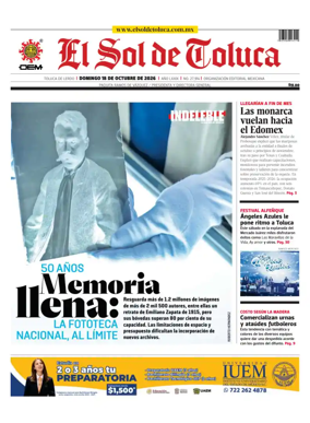 Cover of El Sol de Toluca