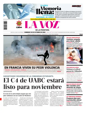 Cover of La Voz de la Frontera