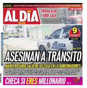 Cover of Periodico Al Dia (Celaya)