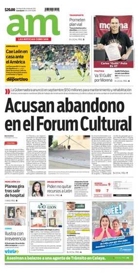 Cover of Periodico AM (Leon)